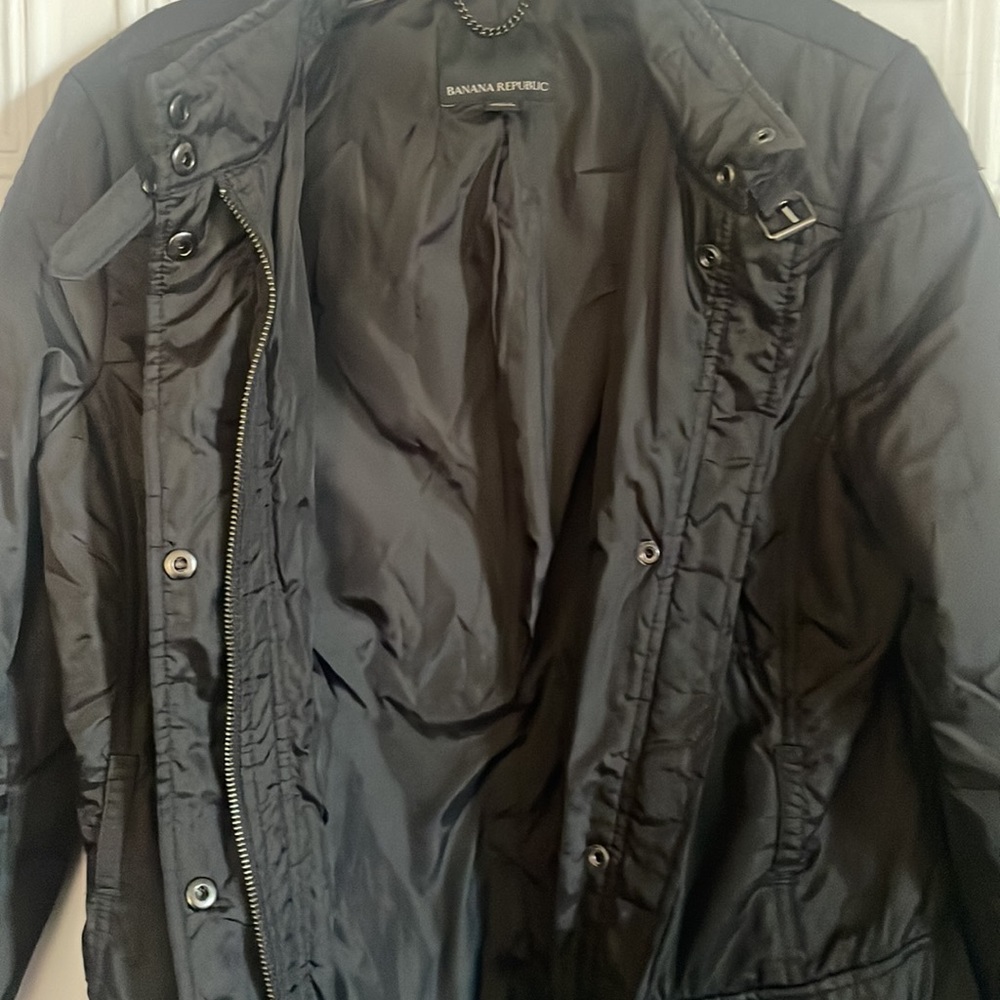 Banana republic Moto style jacket. Size medium, petite. Like new condition! - Picture 5 of 7